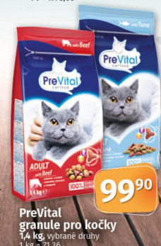 Granule pro kočky Prevital