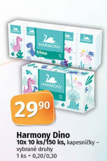 Kapesníčky papírové dětské 3vrstvé Harmony