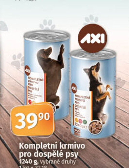 Konzerva pro psy Axi