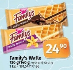 Oplatky vafle Family'