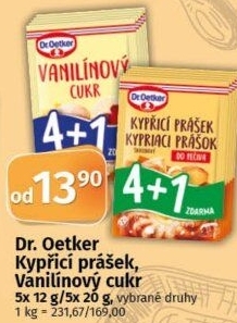 Přísady na pečení Dr. Oetker