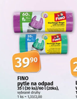 Pytle na odpadky 35 l Fino