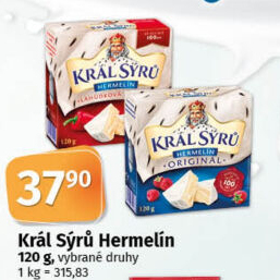 Sýr Hermelín Král sýrů