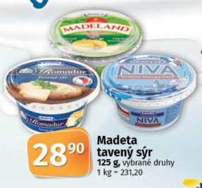 Sýr tavený Madeta