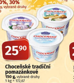 Tradiční pomazánkové Choceňské