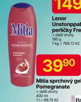 Sprchový gel Mitia
