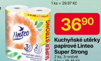 Utěrky kuchyňské 3vrstvé Linteo