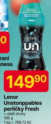 Vonné perličky do pračky Lenor UNstoppables