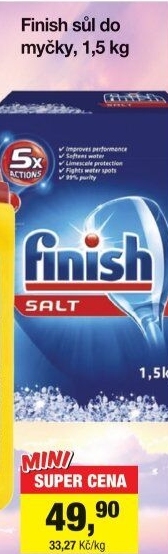 Sůl do myčky Finish