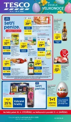 akční leták Tesco 15.4.2025-20.4.2025