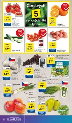 akční leták Tesco 15.4.2025-20.4.2025