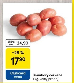 Brambory červené