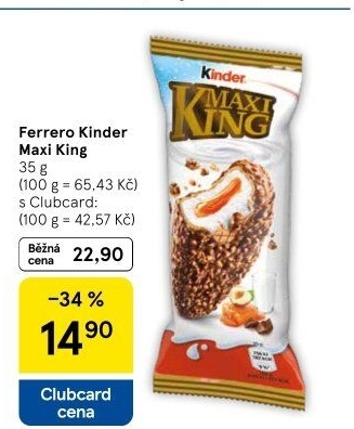 Dezert Maxi King Kinder