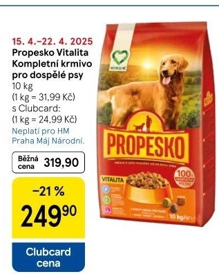 Granule pro psy Propesko