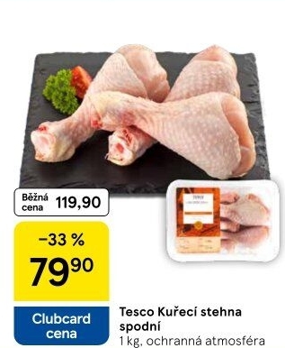 Kuřecí stehna Tesco