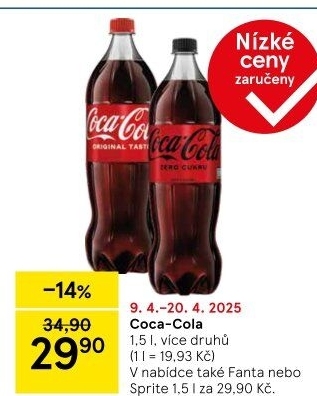 Limonáda Coca Cola