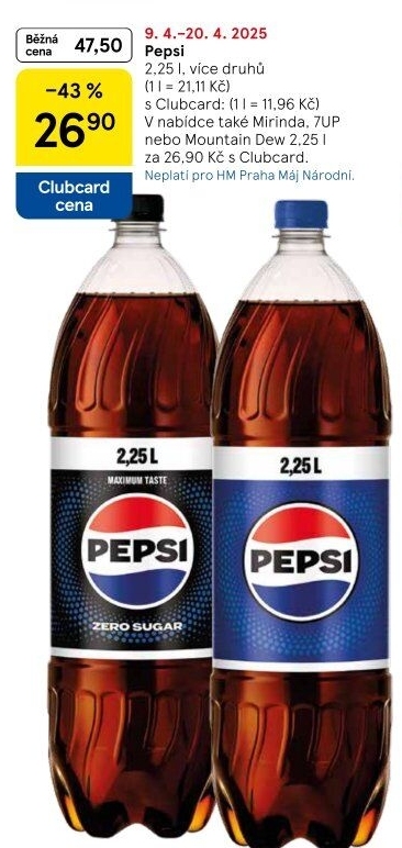 Limonáda Pepsi