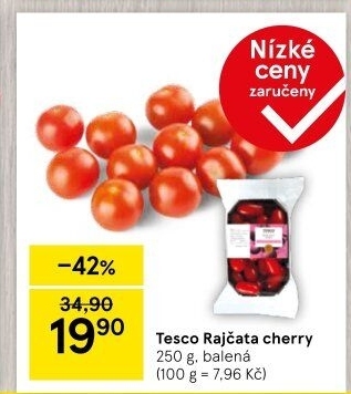 Rajčata cherry Tesco