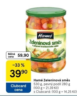 Směs do bramborového salátu Hamé