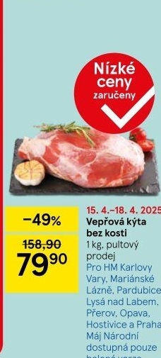 Vepřová kýta bez kosti