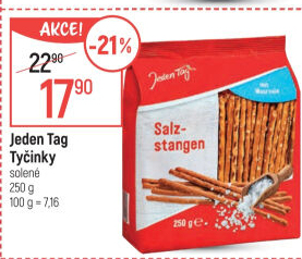 Tyčinky Jeden Tag