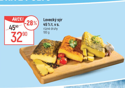 Sýr lovecký 45%