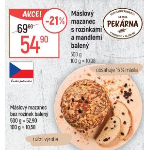 Mazanec máslový Globus