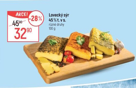 Sýr lovecký 45%