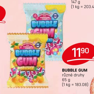 Bonbony Bubble gum