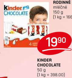 Čokoládky Kinder