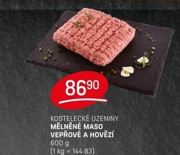 Mleté maso mix Kostelecké uzeniny