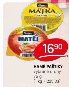 Paštiky Hamé