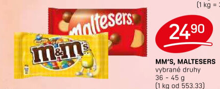Pralinky čokoládové Maltesers