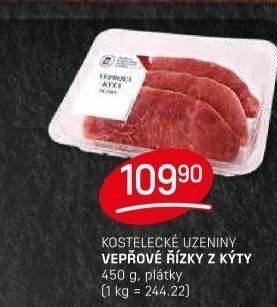 Řízky vepřové Kostelecké uzeniny