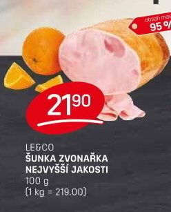 Šunka Zvonařka nejvyšší jakosti LE&amp