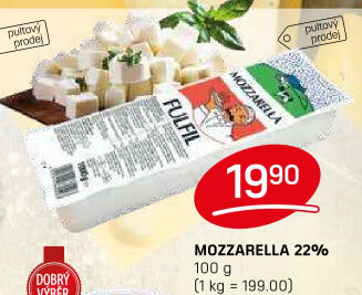 Sýr mozzarella cihla Bayernland