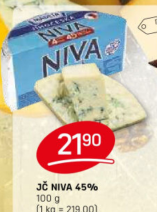 Sýr Niva Jihočeská 45% Madeta