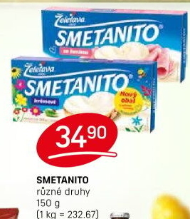 Sýr tavený Smetanito Želetava