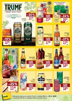akční leták BILLA 16.4.2025-22.4.2025