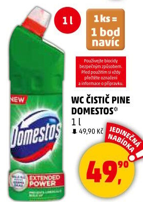 Čistič WC gelový Domestos