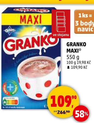 Instantní kakao Granko Orion