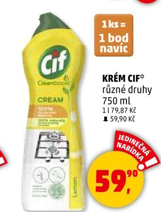 Krémový čistič Cif Cream