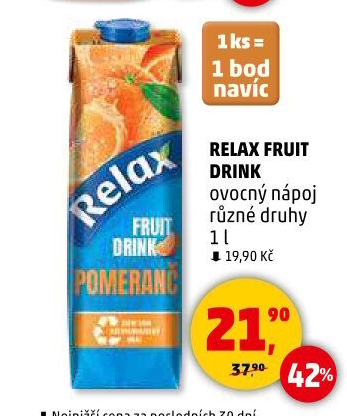 Nápoj Fruit drink Relax