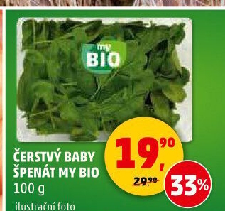 Špenát baby My BIO