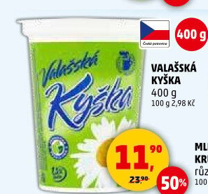 Valašská kyška Mlékárna Valašské Meziříčí