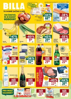akční leták BILLA 16.4.2025-22.4.2025