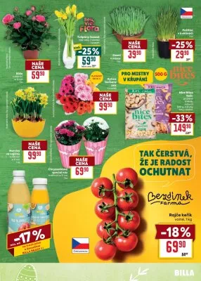 akční leták BILLA 16.4.2025-22.4.2025