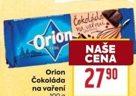 Čokoláda na vaření Orion
