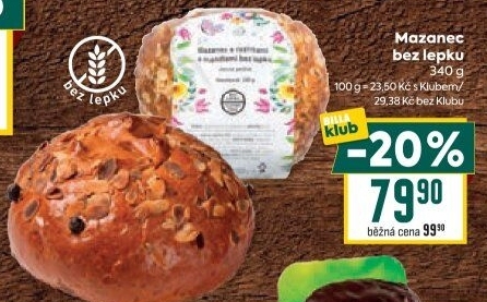 Mazanec bez lepku