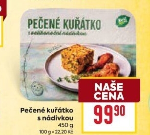 Pečené kuřátko s nádivkou